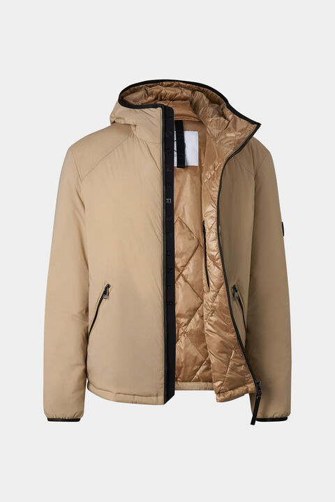 Clio Lightweight Down Jacket In Beige