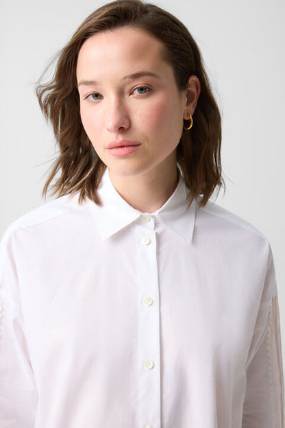 Misty Shirt Blouse In White