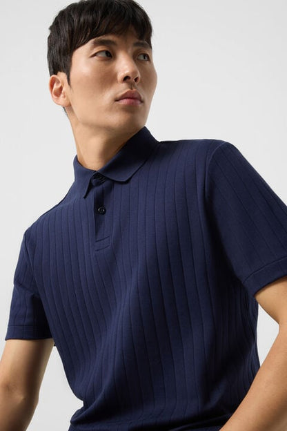 Zane Polo Shirt In Navy Blue