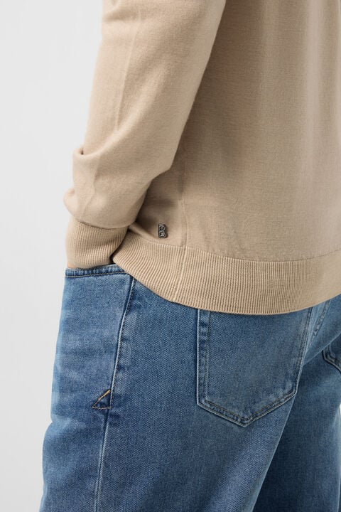 Ouri Merino Troyer In Beige