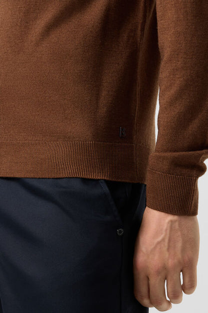 Ouri Merino Troyer In Brown