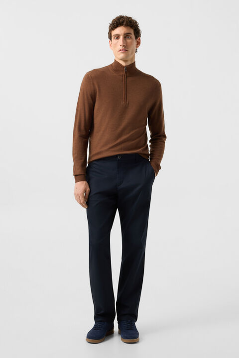 Ouri Merino Troyer In Brown
