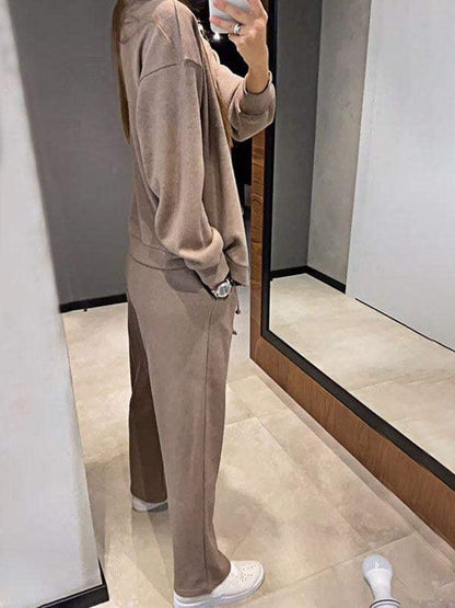 Women's Buttoned Jacket and Pants Two-piece Set (Buy 2 Free Shipping)