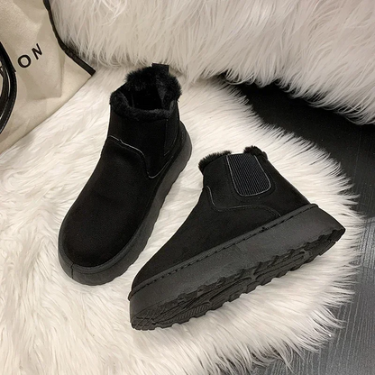 Non-Slip Thick Sole Plush Platform