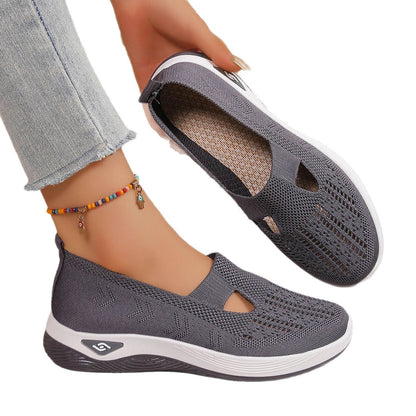 2026 Spring Summer Women's Slip-Ons | Airy Knit Fabric & All-Day Comfort