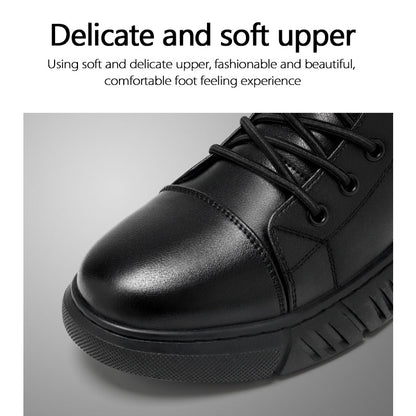 Men's Genuine Leather Boots | Casual & Versatile | Waterproof & Fleece-Lined