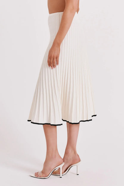 JOLENE Knit Top And Midi Skirt Set