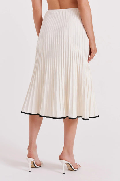 JOLENE Knit Top And Midi Skirt Set
