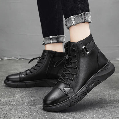 Men's Genuine Leather Martin Boots