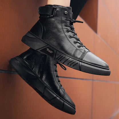 Men's Genuine Leather Martin Boots