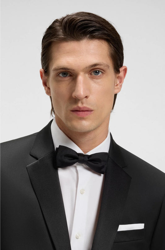 SLIM-FIT TUXEDO JACKET IN VIRGIN-WOOL SERGE