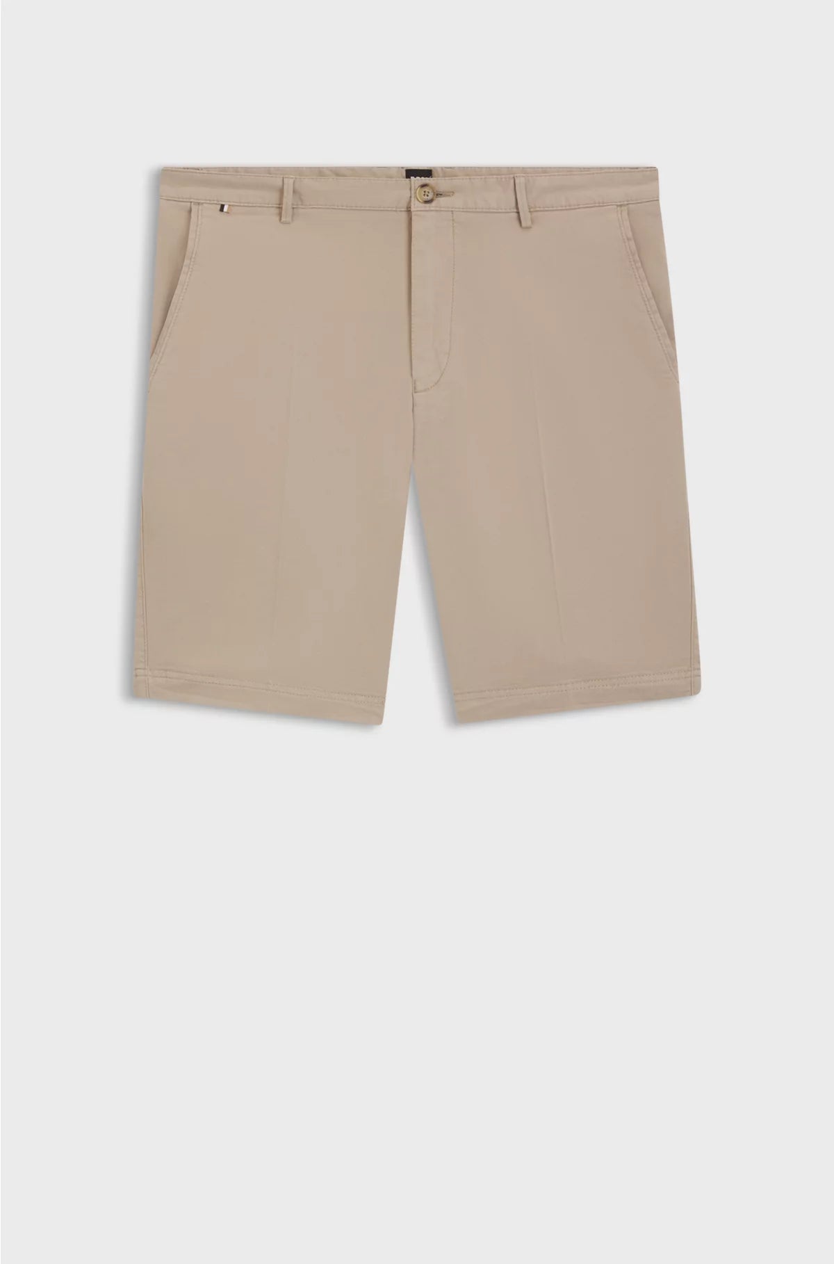 SLIM-FIT SHORTS IN STRETCH-COTTON GABARDINE