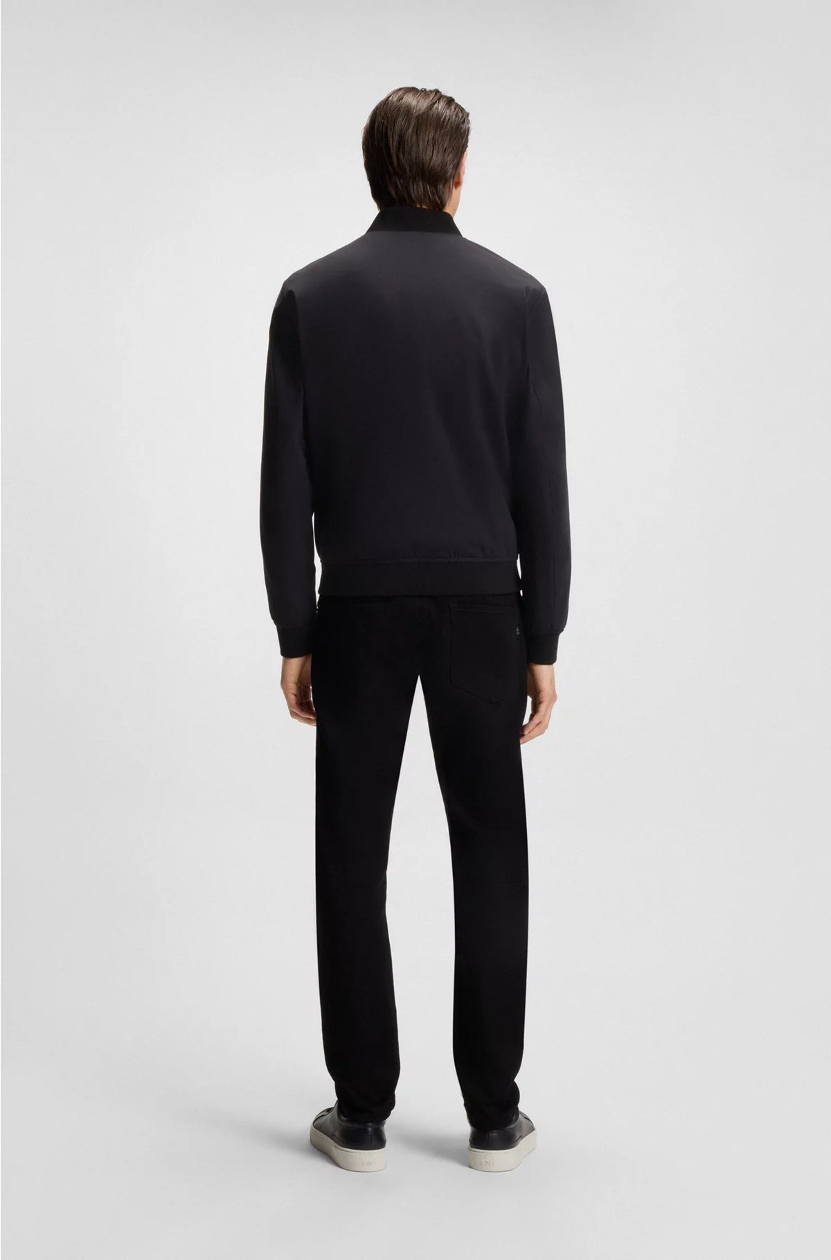 SLIM-FIT JACKET IN PERFORMANCE-STRETCH JERSEY
