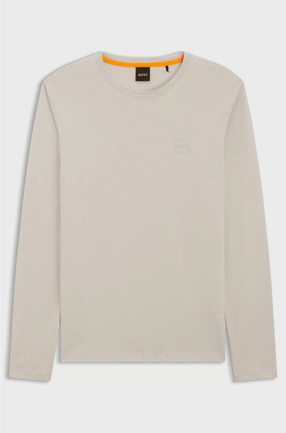 COTTON-JERSEY T-SHIRT WITH LOGO PATCH