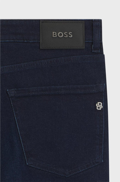 DELAWARE SLIM-FIT JEANS IN DARK-BLUE SOFT DENIM