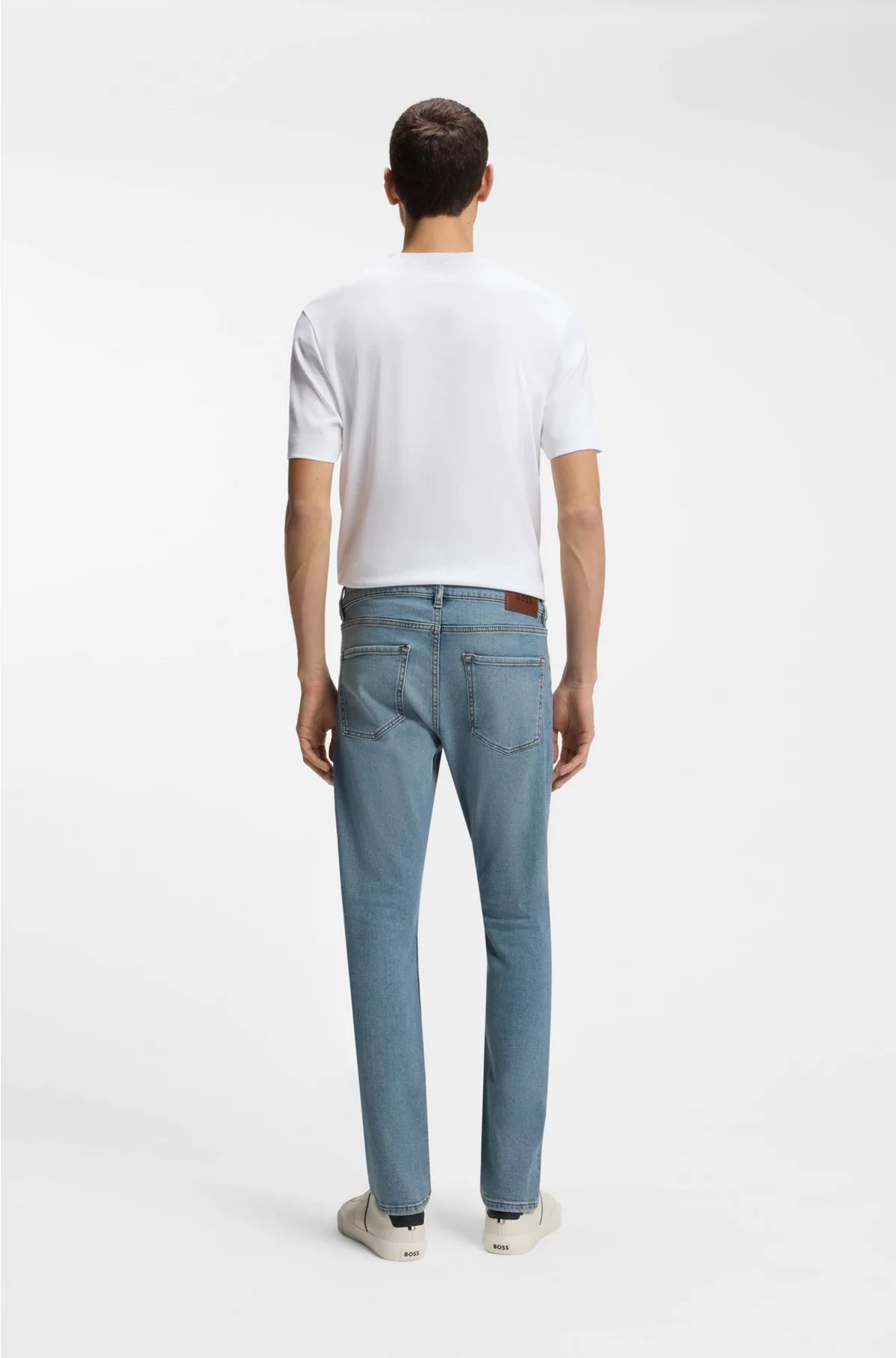 DELAWARE SLIM-FIT JEANS IN PURE-BLUE DENIM