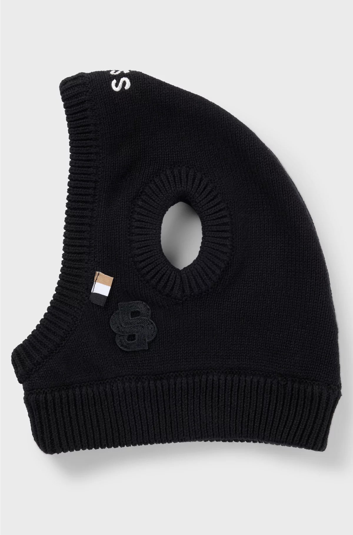 KNITTED DOG HAT WITH DOUBLE B MONOGRAM