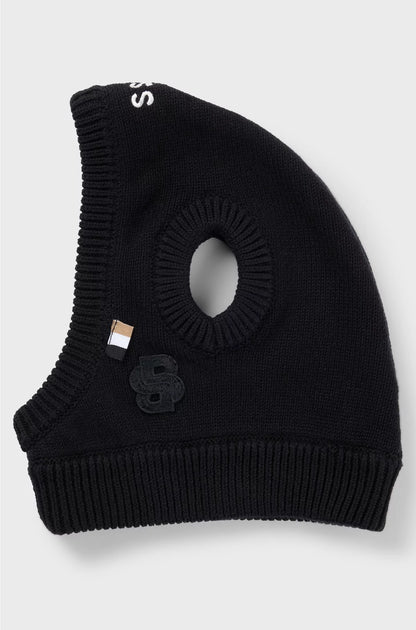 KNITTED DOG HAT WITH DOUBLE B MONOGRAM